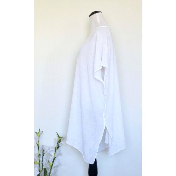 NEW! Victoria’s Secret Swim Coverup V Neck White SZ OS - Picture 6 of 10